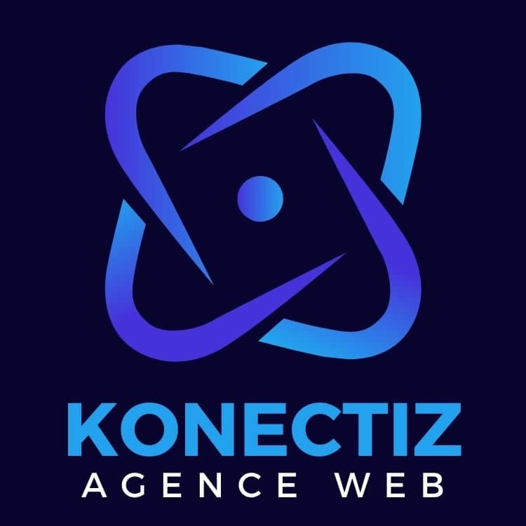 Konectiz Agence Web Logo Dark blue BG Square - Konectiz Konectiz Agence Web et Marketing Numérique