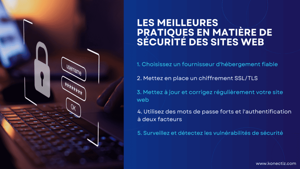 Les meilleures pratiques en matiere de securite des sites web Konectiz - Konectiz Les meilleures pratiques en matière de sécurité des sites web - Konectiz