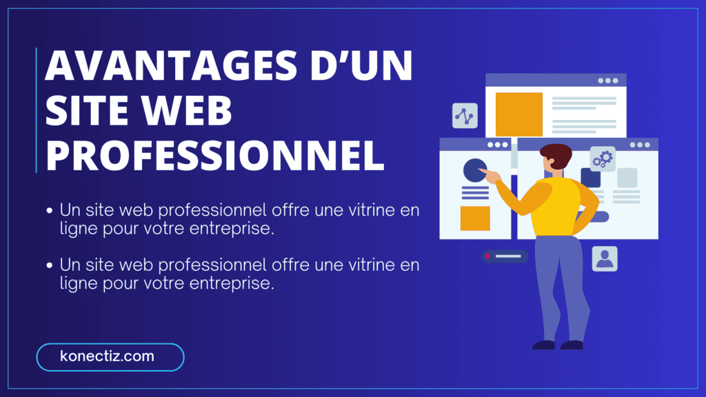 Avantages d’un site web professionnel - Konectiz