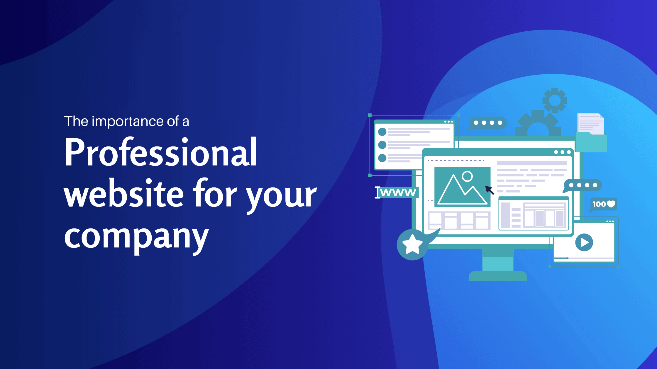 The importance of a professional website for your company - Konectiz